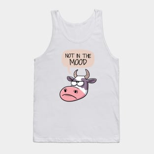 Moody Cow Not In The Mood Tank Top